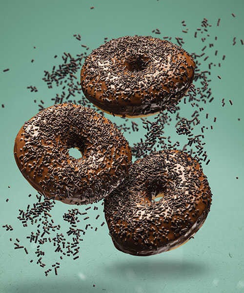 Paquete de 3 donas de Chocolate