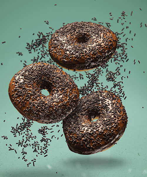 Paquete de 3 donas de Chocolate