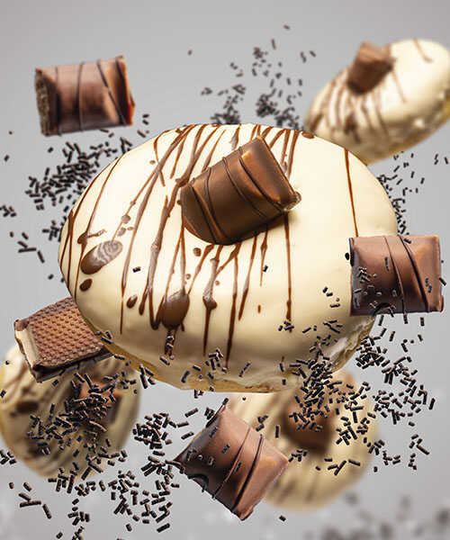 Dona glass con Chocolate 