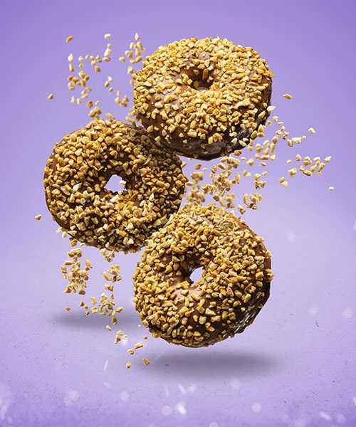 Paquete de 3 donas con Vainilla y Chocolate 