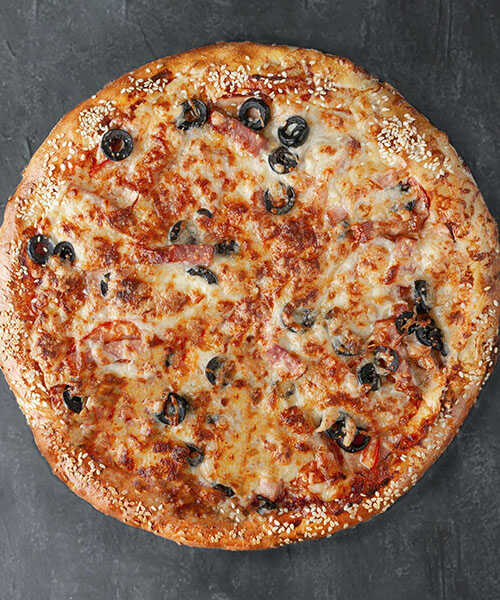 Pizza Aceitunas y Queso