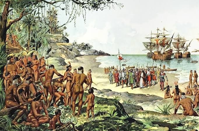 Arquitectura colonial y mapa histórico de las Indias
