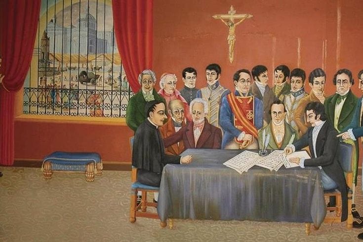 Acta de Independencia de Centroamérica en 1821